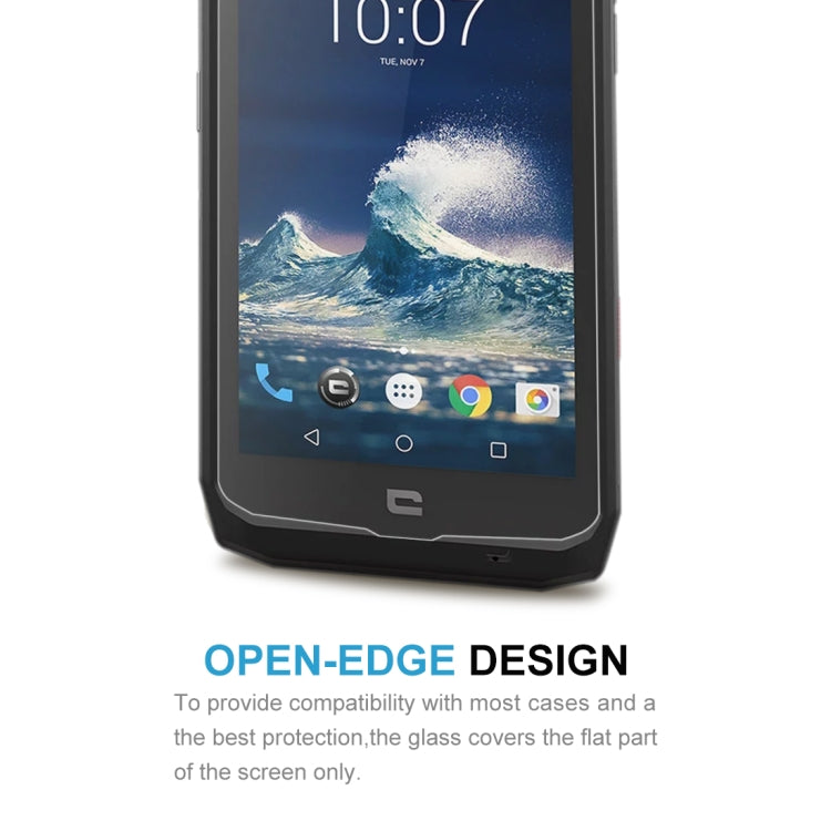 100 PCS for Crosscall Action X3 0.3mm Tempered Glass Film, No Retail Package