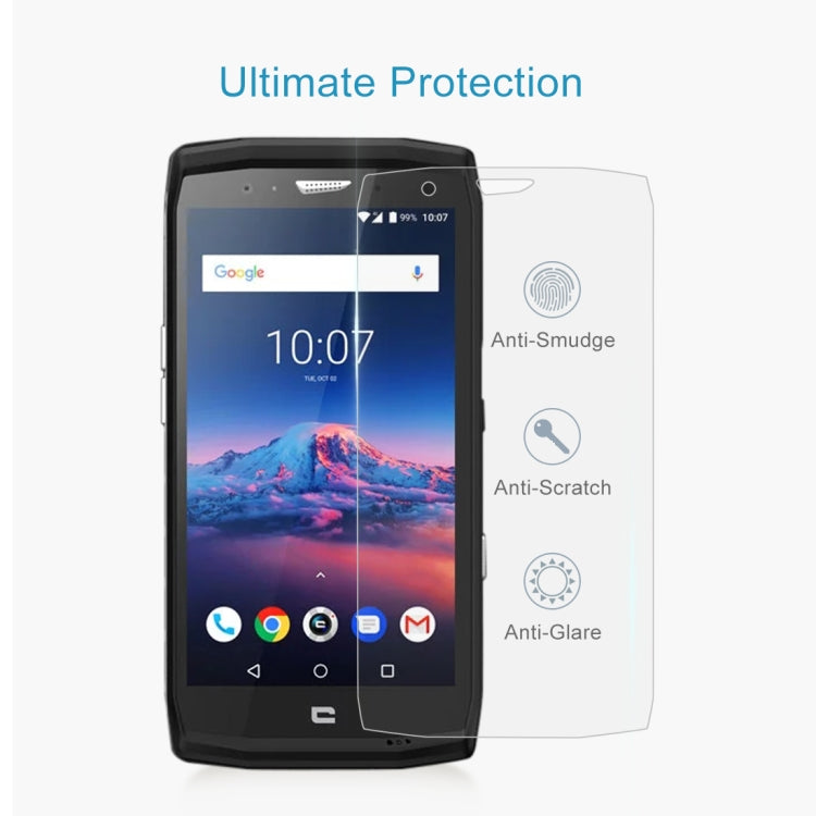 100 PCS for Crosscall Trekker X4 0.3mm Tempered Glass Film, No Retail Package