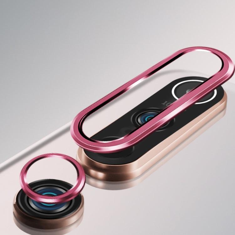 For Xiaomi Mi 10 0.3mm 9D 9H Rear Camera Lens Tempered Glass Film + Lens Ring Frame