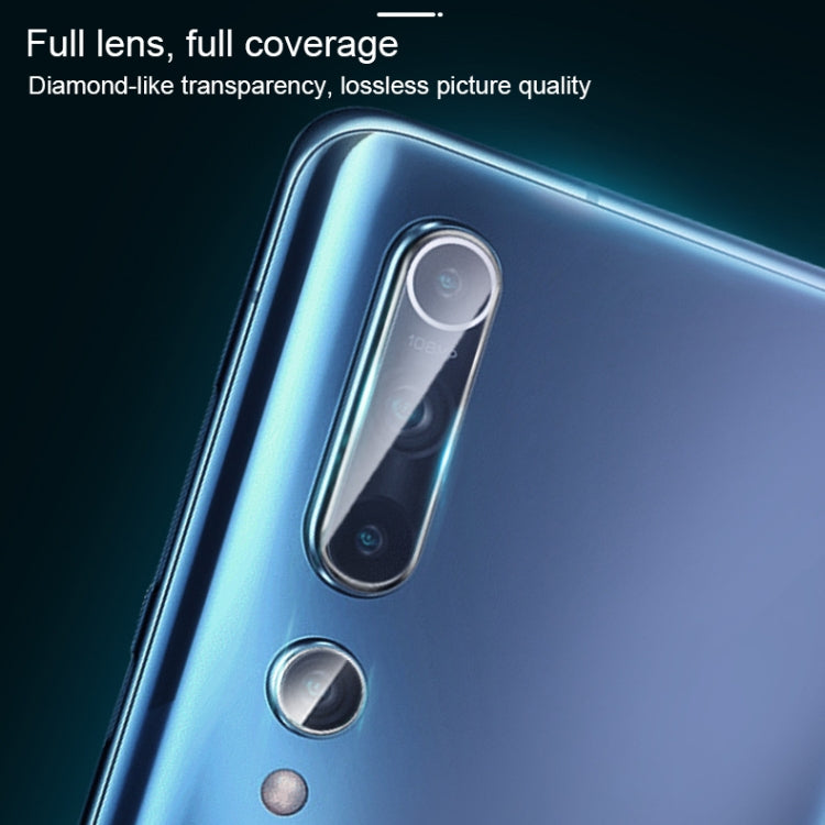 10 PCS For Xiaomi Mi 10 5G 2.5D Transparent Rear Camera Lens Protector Tempered Glass Film