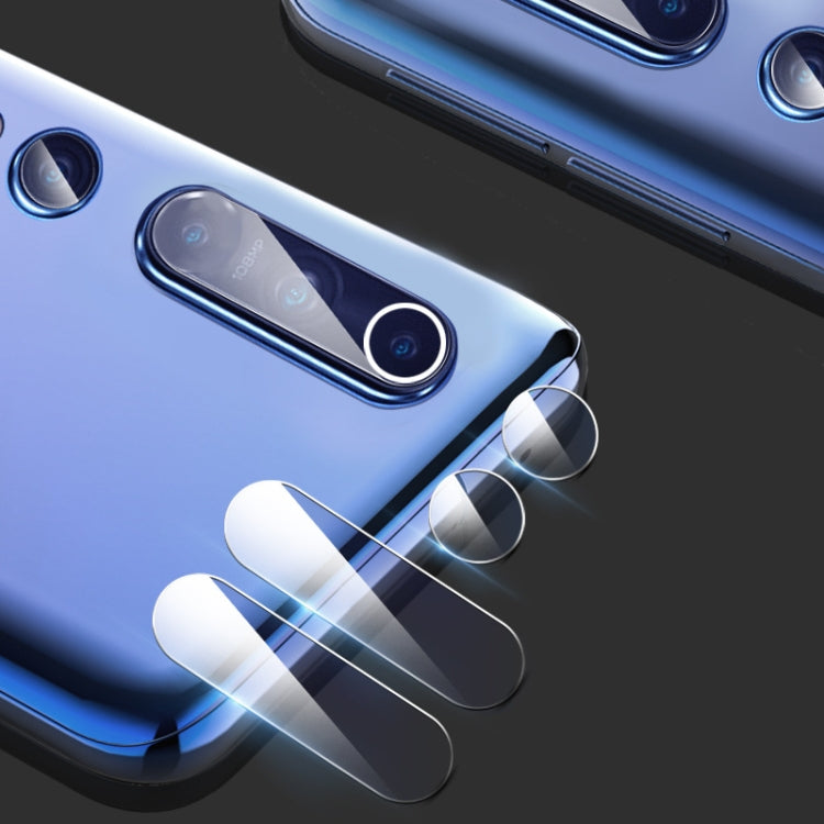 10 PCS For Xiaomi Mi 10 5G 2.5D Transparent Rear Camera Lens Protector Tempered Glass Film