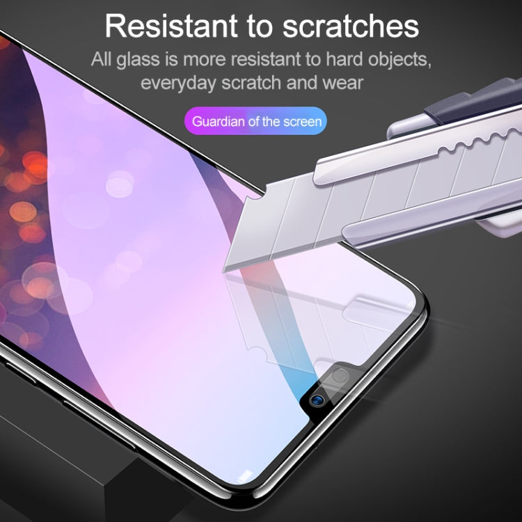 25 PCS mietubl Scratchproof 11D HD Full Glue Full Curved Screen Tempered Glass Film for Xiaomi Redmi Note 7 Pro (Black)
