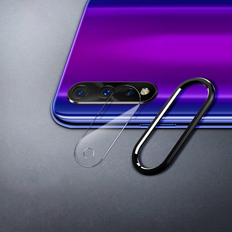 For Vivo iQOO Neo 0.3mm Metal Rear Camera Lens Ring + Rear Camera Lens Tempered Glass Film Set