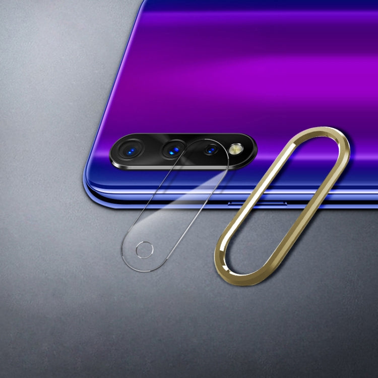 For Vivo iQOO Neo 0.3mm Metal Rear Camera Lens Ring + Rear Camera Lens Tempered Glass Film Set