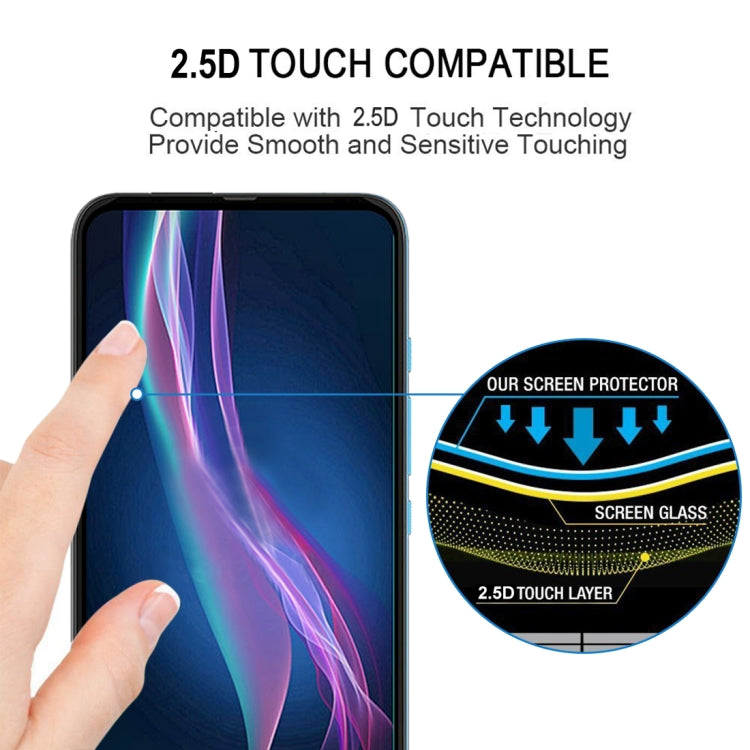 For Motorola Moto One Fusion Plus Full Glue Full Screen Tempered Glass Film