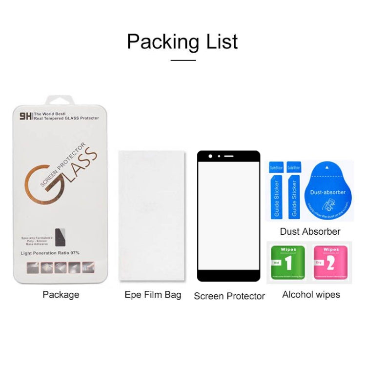 For Tecno Phantom 6 Full Glue Full Screen Tempered Glass Film