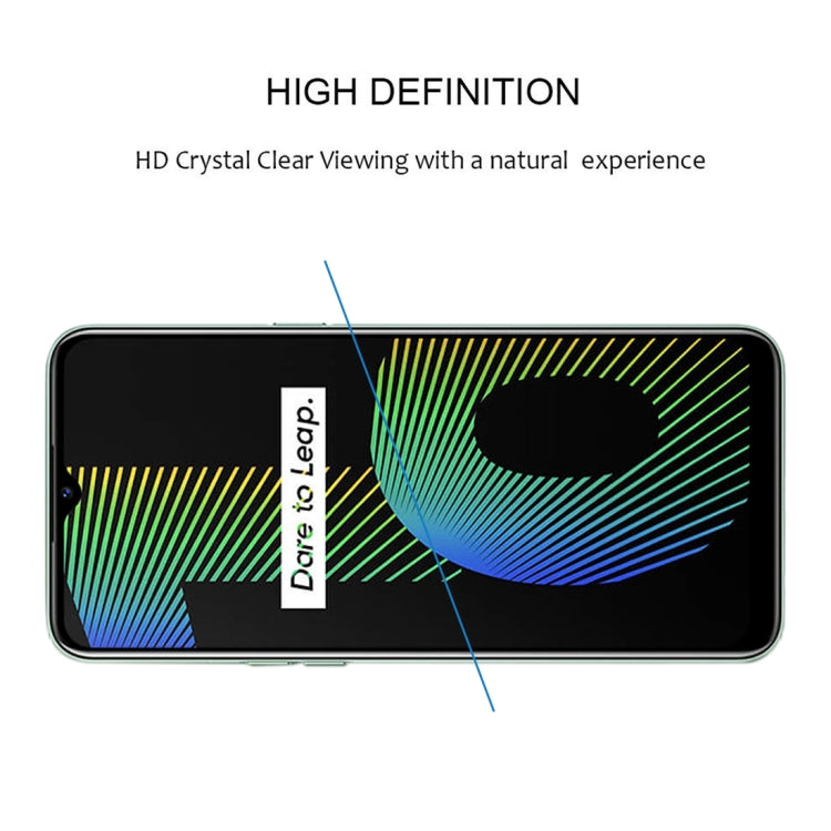 For OPPO Realme Narzo 10 25 PCS Full Glue Full Screen Tempered Glass Film