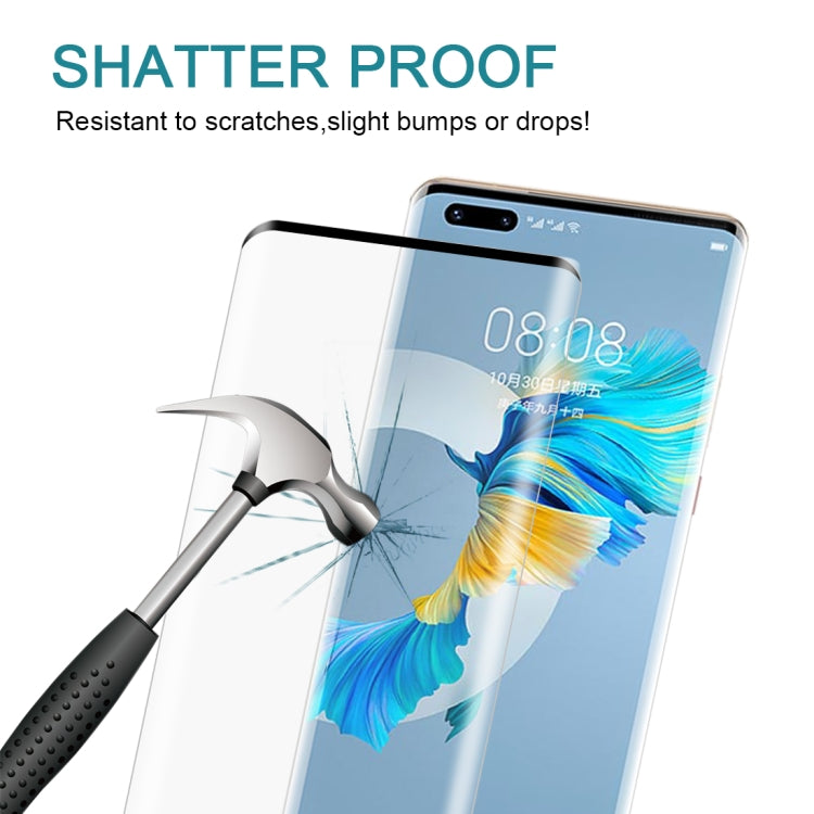 For Huawei Mate 40 Pro 3D Curved Edge Full Screen Tempered Glass Film