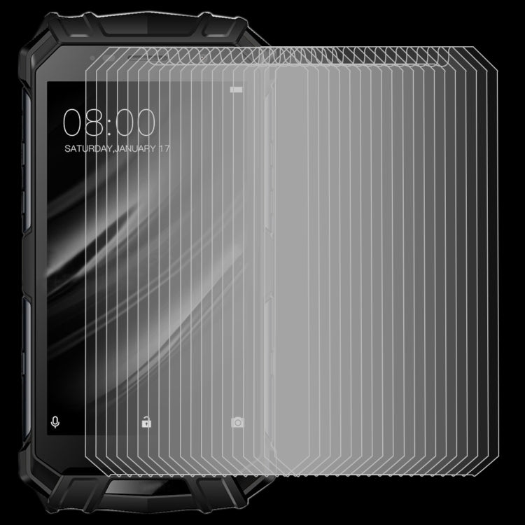 For Doogee S60 50 PCS 0.26mm 9H 2.5D Explosion-proof Tempered Glass Film