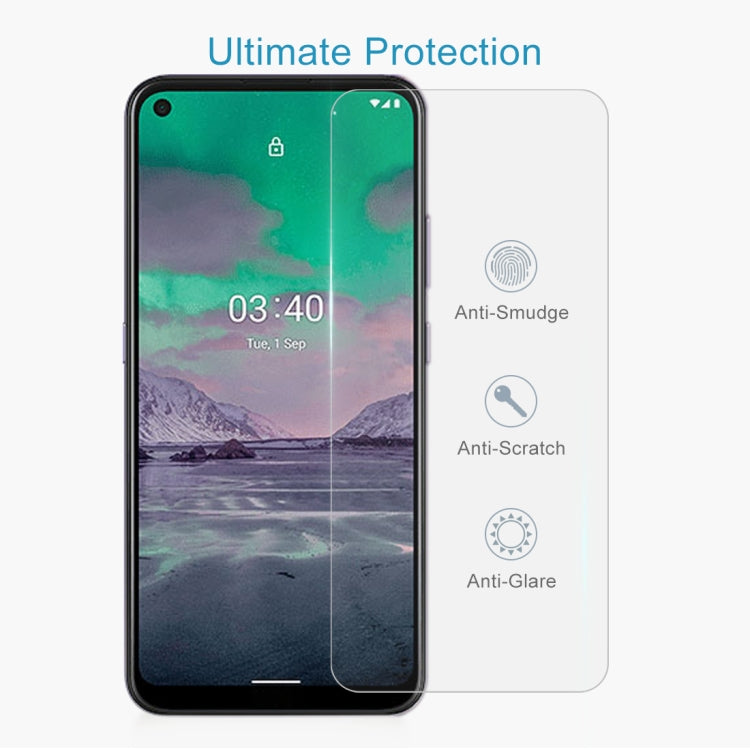 For Nokia 3.4 10 PCS 0.26mm 9H 2.5D Tempered Glass Film