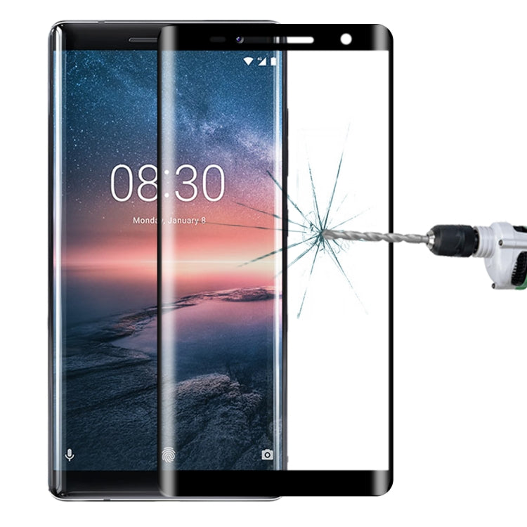 For Nokia 8 Sirocco 3D Curved Edge Full Screen Tempered Glass Film