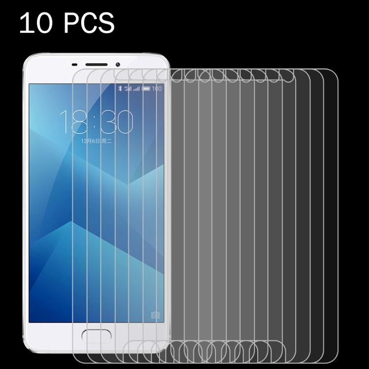 10 PCS for Meizu M5 Note 0.26mm 9H Surface Hardness 2.5D Explosion-proof Tempered Glass Screen Film