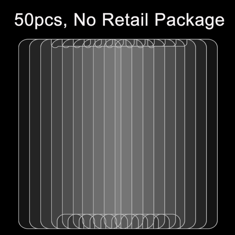 50 PCS for Meizu U20 0.26mm 9H Surface Hardness 2.5D Explosion-proof Tempered Glass Screen Film, No Retail Package