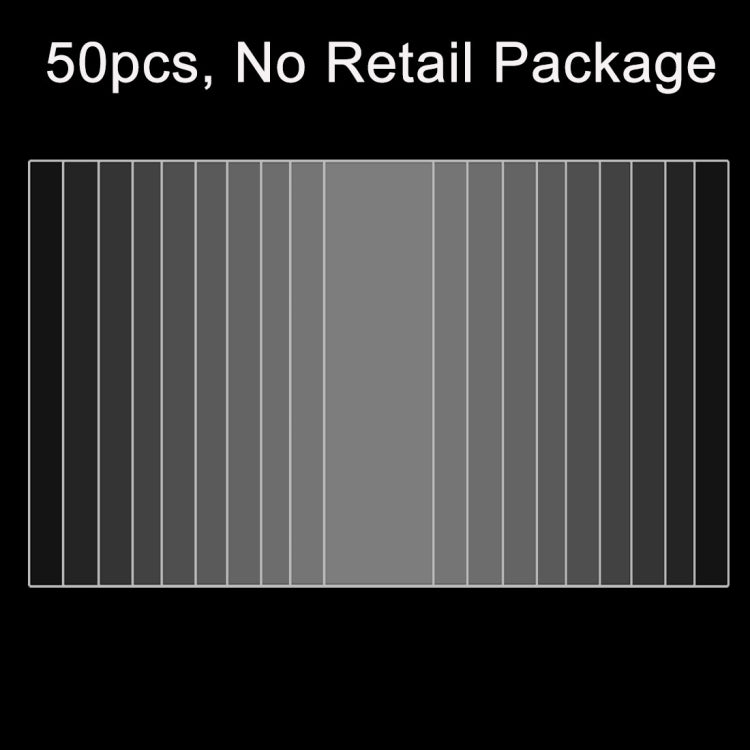 50 PCS for BlackBerry Passport Silver Edition 0.26mm 9H Surface Hardness 2.5D Explosion-proof Tempered Glass Screen Film, No Retail Package