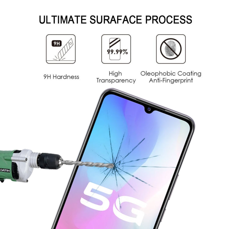 For vivo Y73s Full Glue Full Screen Tempered Glass Film