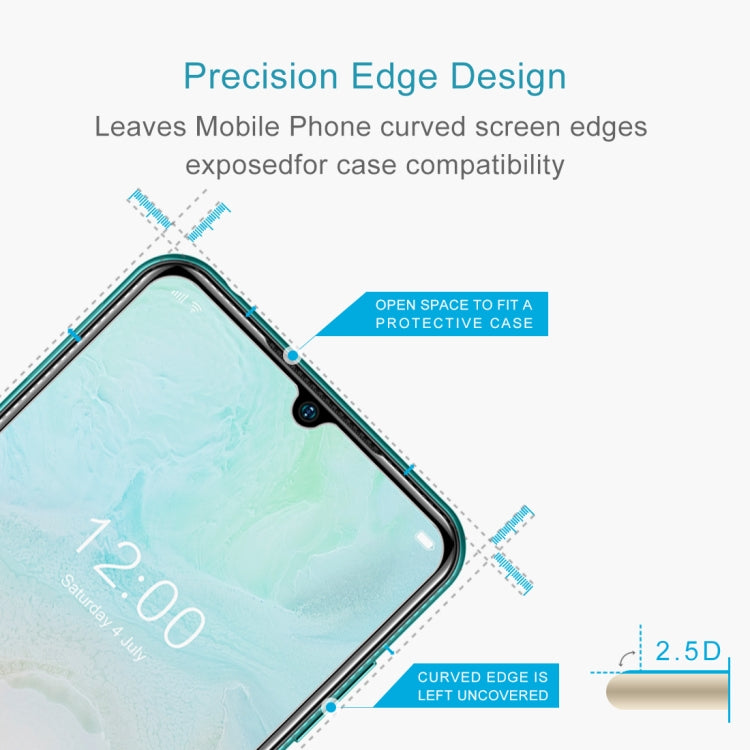 50 PCS For Doogee N20 Pro 0.26mm 9H 2.5D Tempered Glass Film