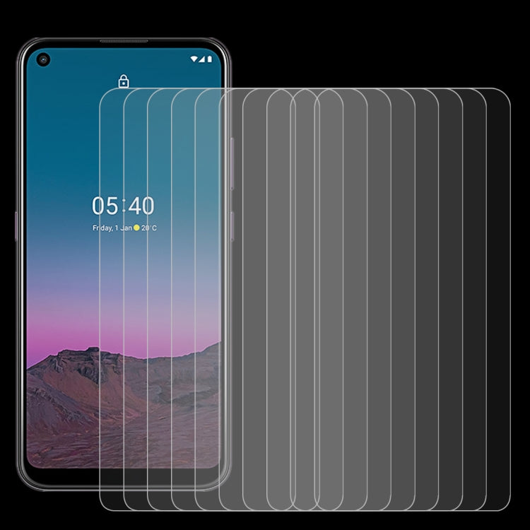 10 PCS For Nokia 5.4 0.26mm 9H 2.5D Tempered Glass Film