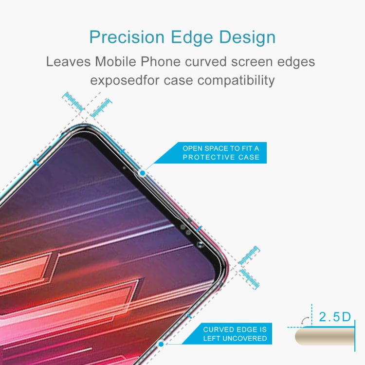 For Nubia Red Magic 6 / 6 Pro 50 PCS 0.26mm 9H Surface Hardness 2.5D Explosion-proof Tempered Glass Non-full Screen Film