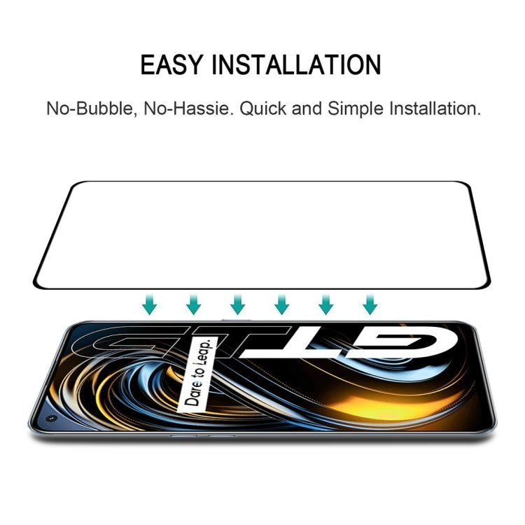For OPPO Realme GT 5G / Realme GT Master 25 PCS Full Glue Full Cover Screen Protector Tempered Glass Film