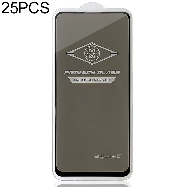 25 PCS MIETUBL For OPPO F11 Pro Anti-glare Full Screen Tempered Glass Film(Black)