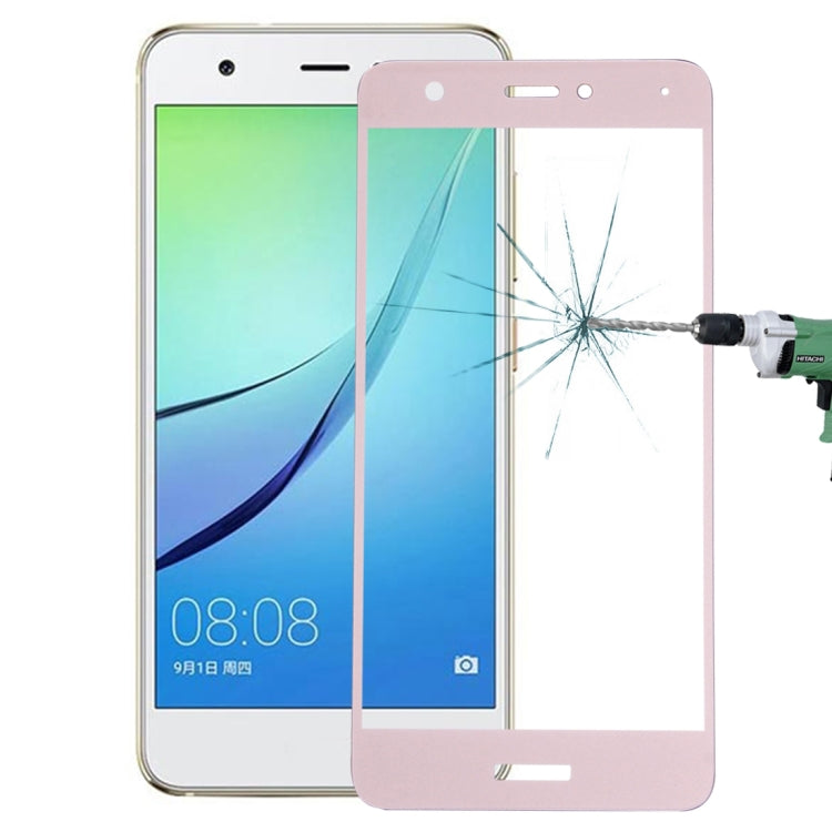 For Huawei nova 0.26mm 9H Surface Hardness Explosion-proof Silk-screen Tempered Glass Full Screen Film