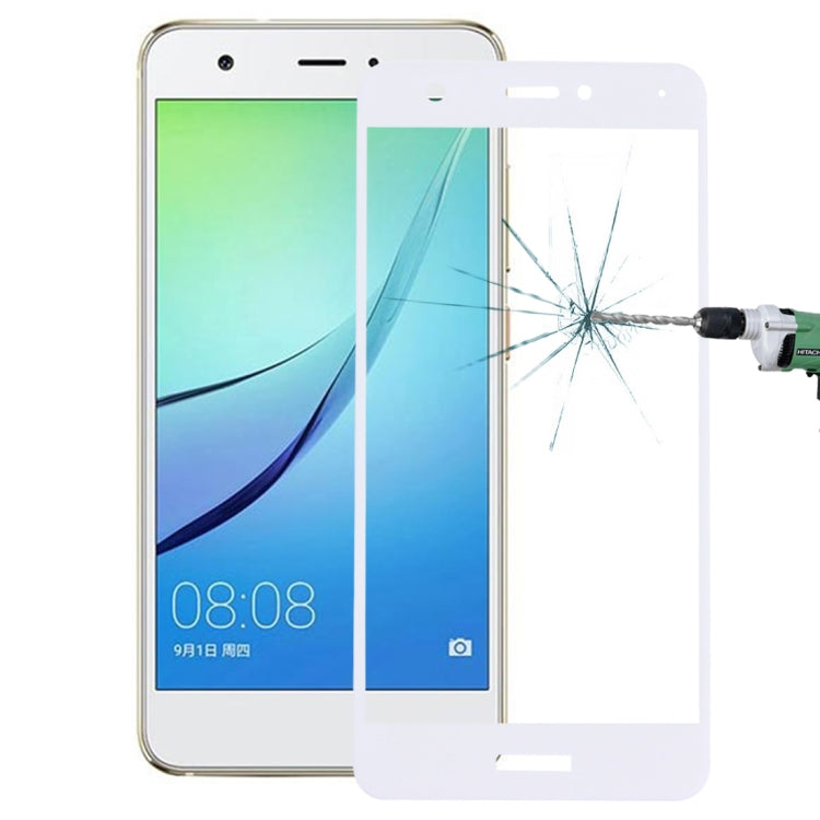 For Huawei nova 0.26mm 9H Surface Hardness Explosion-proof Silk-screen Tempered Glass Full Screen Film