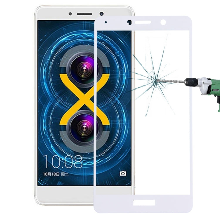 For Huawei Honor 6X 0.26mm 9H Surface Hardness Explosion-proof Silk-screen Tempered Glass Full Screen Film