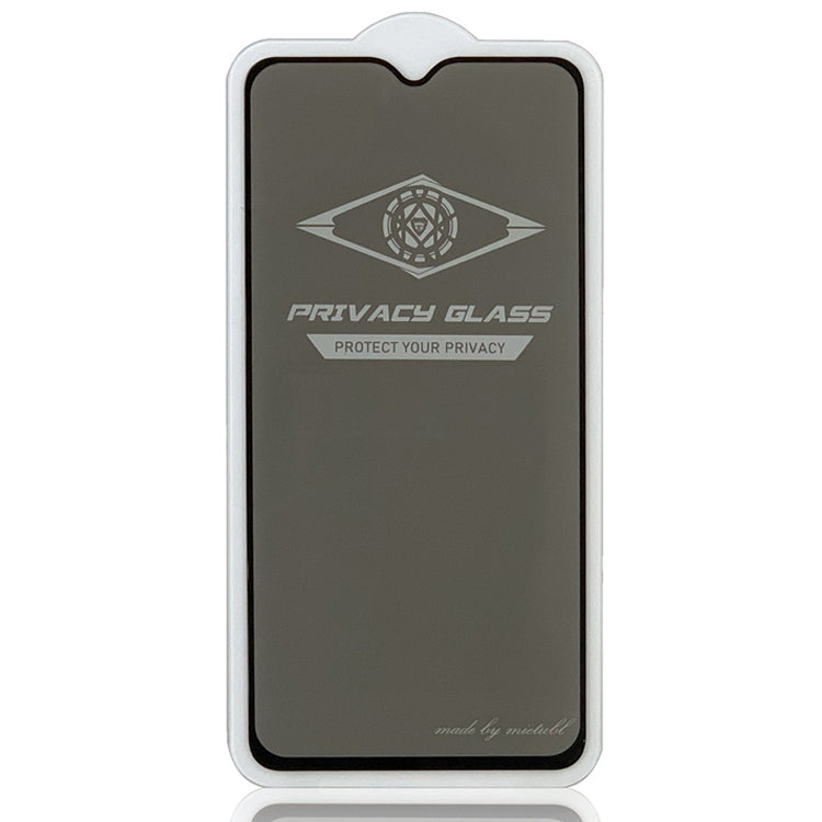 MIETUBL For Vivo Y93 Anti-glare Full Screen Tempered Glass Film (Black)