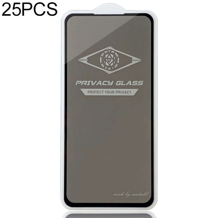 25 PCS MIETUBL For Xiaomi Redmi K20 Anti-glare Full Screen Tempered Glass Film (Black)