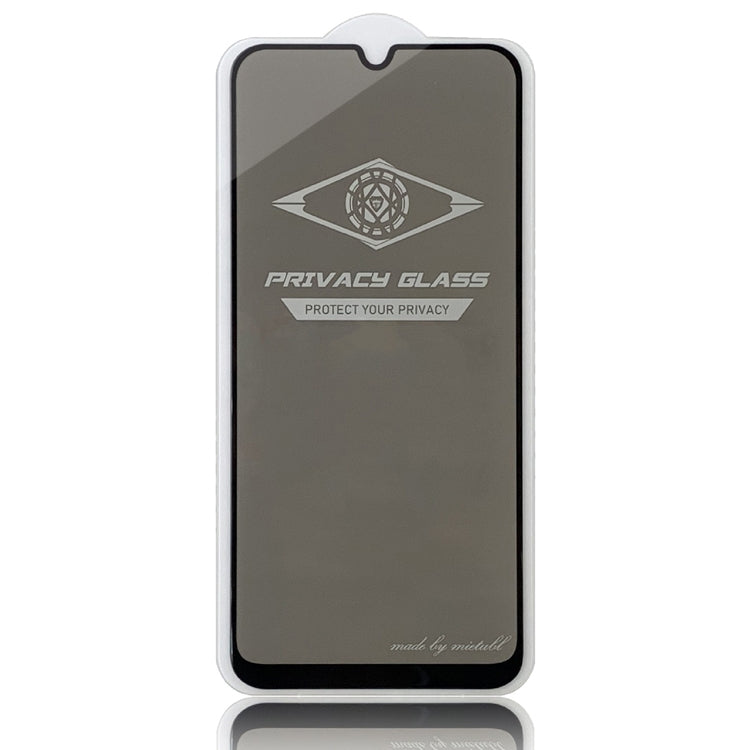 25 PCS MIETUBL For Galaxy A50 Anti-glare Full Screen Tempered Glass Film (Black)