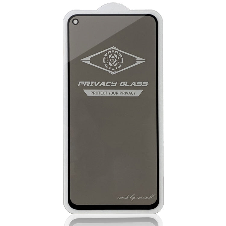 25 PCS MIETUBL For Galaxy A60 Anti-glare Full Screen Tempered Glass Film (Black)