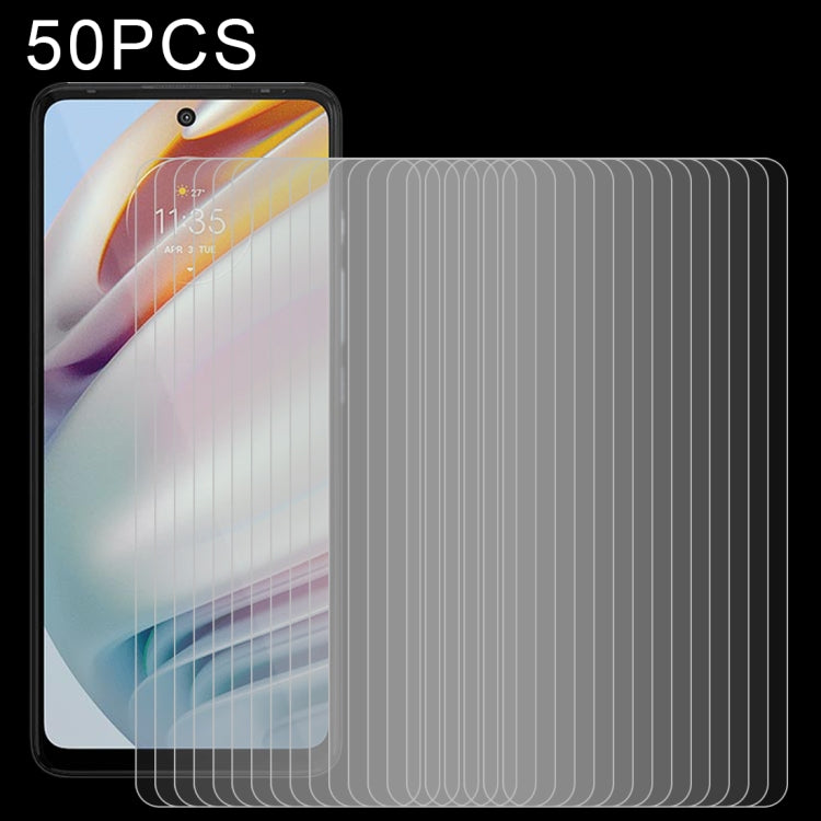 For Motorola Moto G60 / G51 / Moto G60S 50 PCS 0.26mm 9H 2.5D Tempered Glass Film