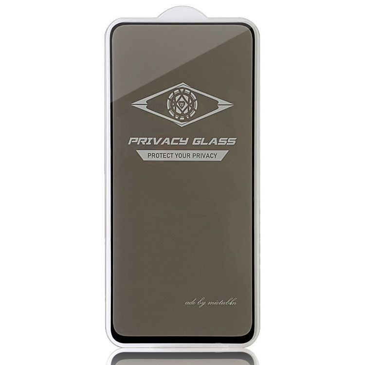 25 PCS MIETUBL For Galaxy A80 Anti-glare Full Screen Tempered Glass Film (Black)