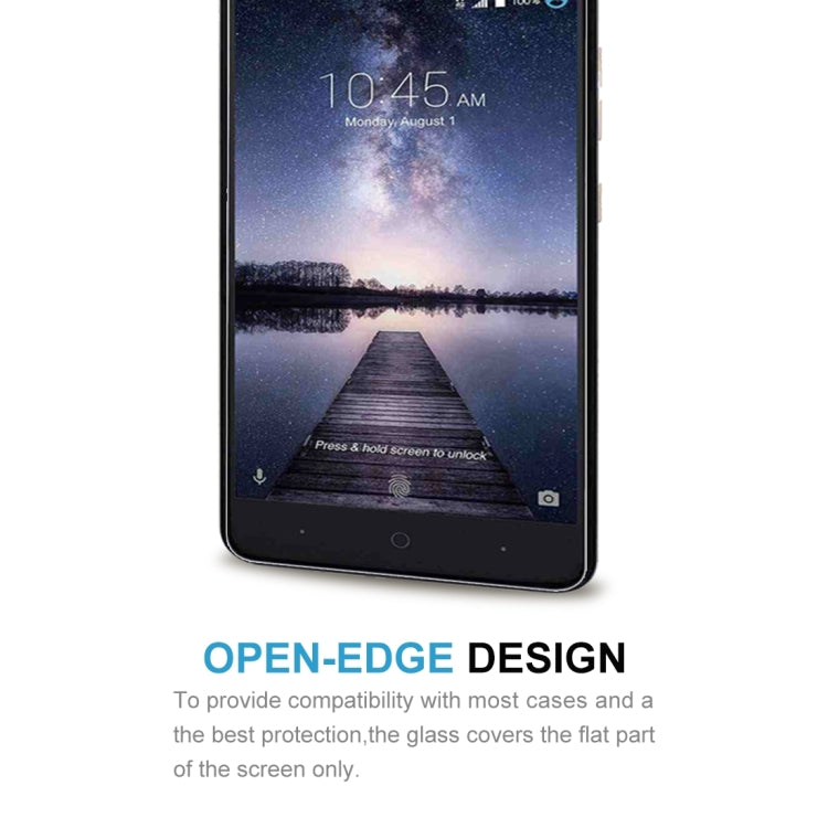 10 PCS for ZTE Zmax Pro 0.3mm 9H Surface Hardness Explosion-proof Non-full Screen Tempered Glass Screen Film
