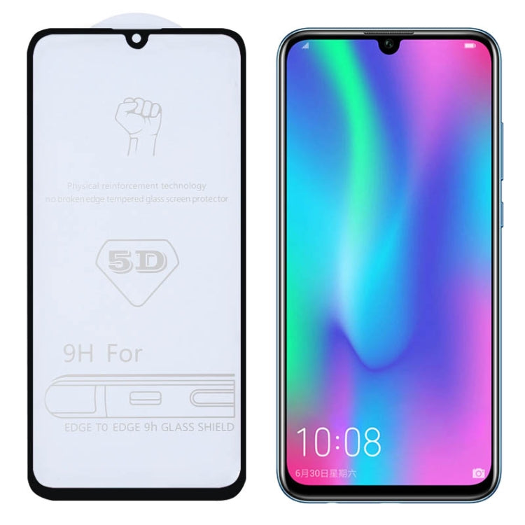 9H 5D Full Glue Full Screen Tempered Glass Film for Huawei Honor 10 Lite / P Smart 2019