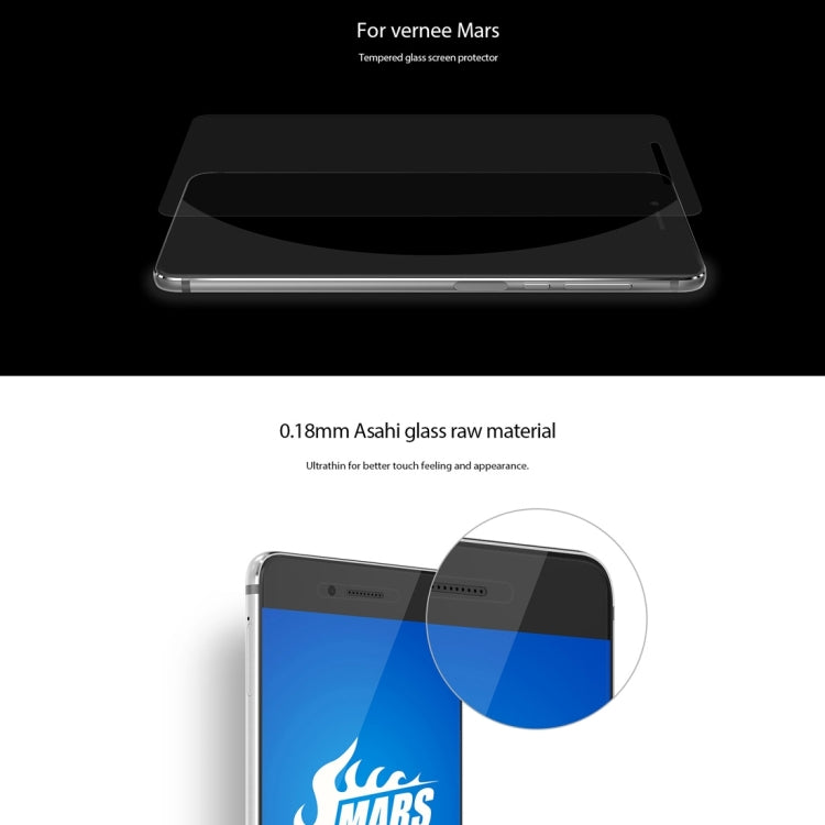 vernee Mars (MPH1746) 0.18mm 8H Surface Hardness Tempered Glass Screen Film
