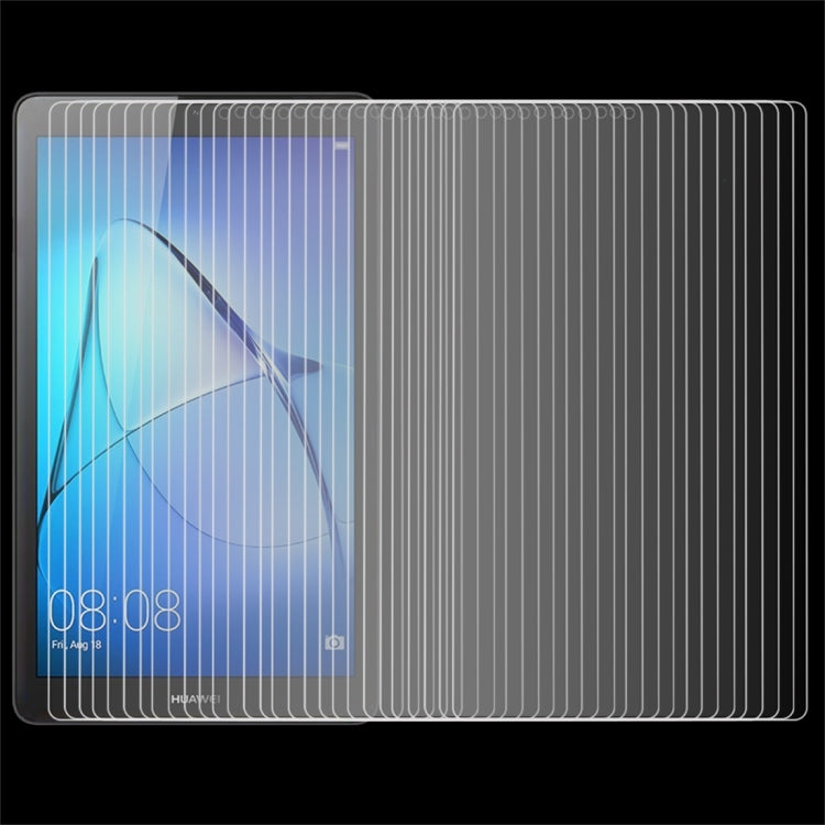 100 PCS for HUAWEI MediaPad T3 7.0 inch 0.3mm 9H Surface Hardness Full Screen Tempered Glass Screen Protector