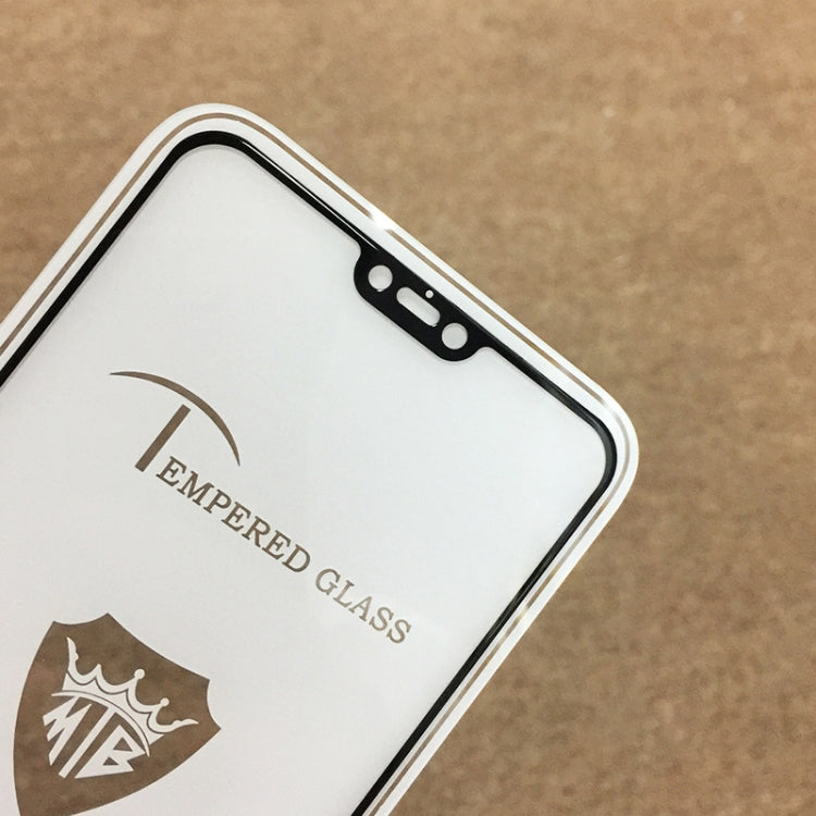 25 PCS MIETUBL Full Screen Full Glue Anti-fingerprint Tempered Glass Film for Vivo V9 (Black)