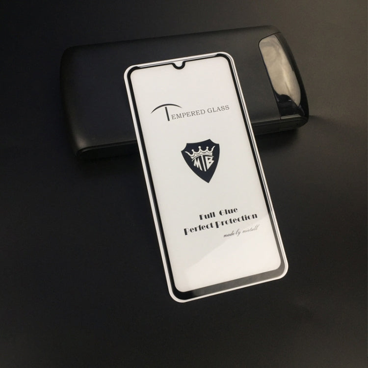 25 PCS MIETUBL Full Screen Full Glue Anti-fingerprint Tempered Glass Film for Vivo 11i (Black)