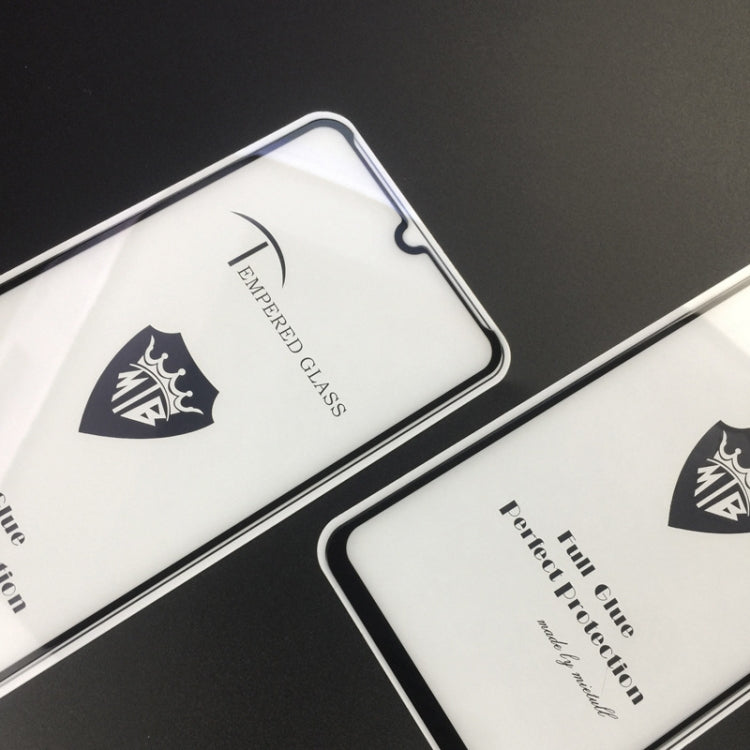 MIETUBL Full Screen Full Glue Anti-fingerprint Tempered Glass Film for Vivo V11i(Black)