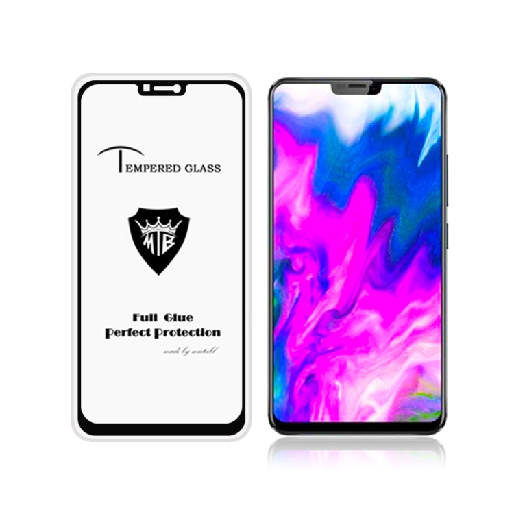 25 PCS MIETUBL Full Screen Full Glue Anti-fingerprint Tempered Glass Film for Vivo X21 (Black)