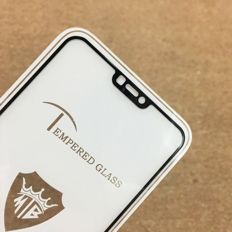 25 PCS MIETUBL Full Screen Full Glue Anti-fingerprint Tempered Glass Film for Vivo X21 (Black)