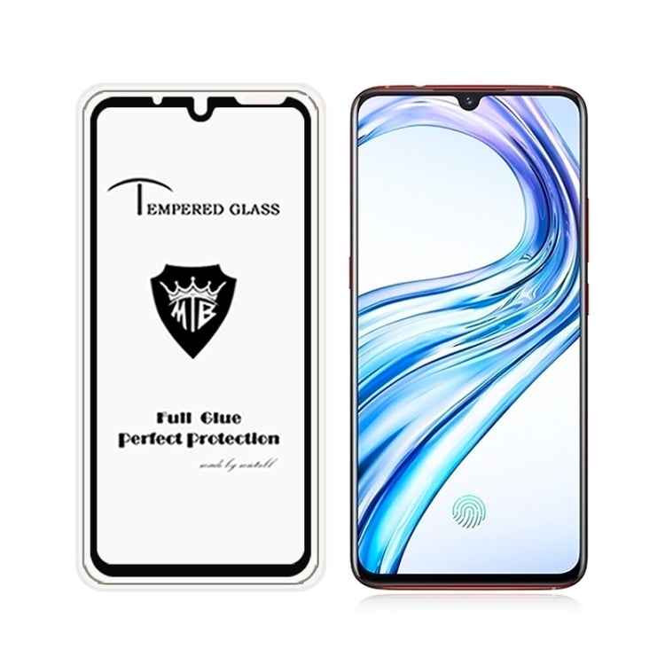 MIETUBL Full Screen Full Glue Anti-fingerprint Tempered Glass Film for Vivo X23 (Black)