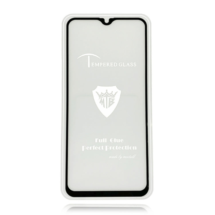 25 PCS MIETUBL Full Screen Full Glue Anti-fingerprint Tempered Glass Film for OPPO F11(Black)