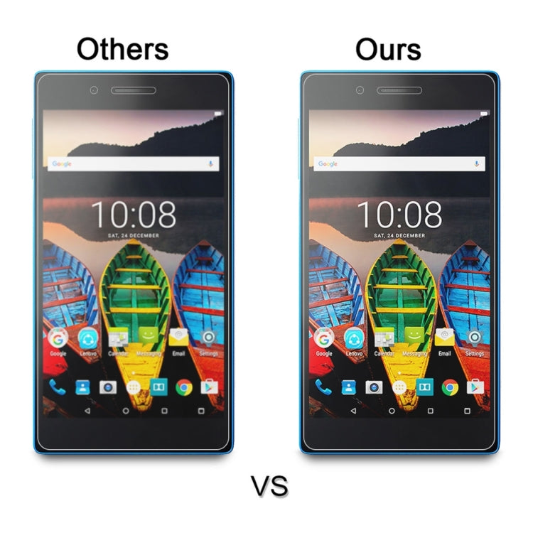 100 PCS for Lenovo Tab3 730M 0.3mm 9H Surface Hardness Tempered Glass Screen Protector