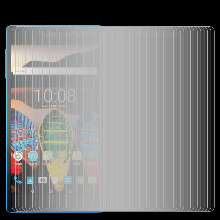 100 PCS for Lenovo Tab3 730M 0.3mm 9H Surface Hardness Tempered Glass Screen Protector