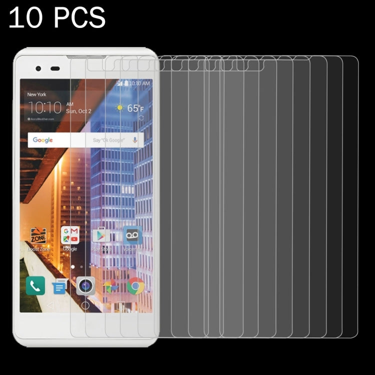 10 PCS For LG Tribute HD / LS676 0.26mm 9H Surface Hardness Explosion-proof Tempered Glass Screen Film