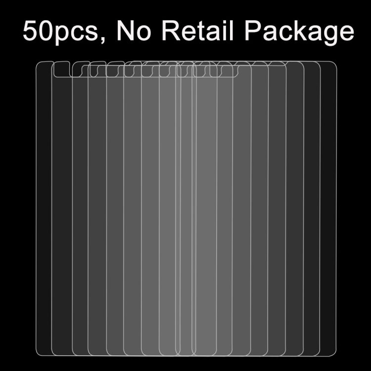 50 PCS For LG Tribute HD / LS676 0.26mm 9H Surface Hardness Explosion-proof Tempered Glass Screen Film, No Retail Package