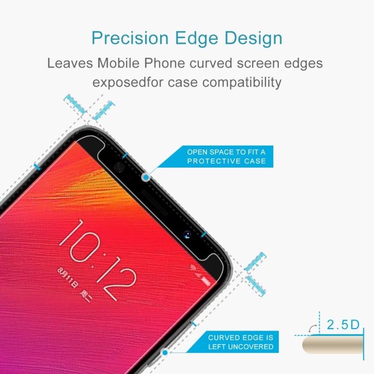 0.26mm 9H 2.5D Transparent Tempered Glass Film for Lenovo A5