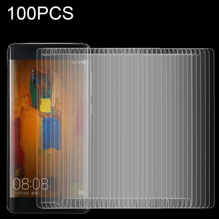 100 PCS for Huawei Mate 9 Pro 0.26mm 9H Surface Hardness 2.5D Explosion-proof Tempered Glass Non-full Screen Film